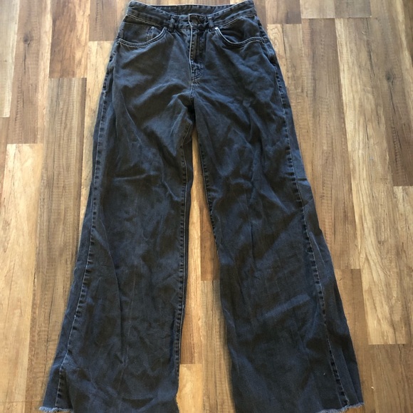 The Ragged Priest Black Flare & Wide Leg Jeans - Picture 1 of 3